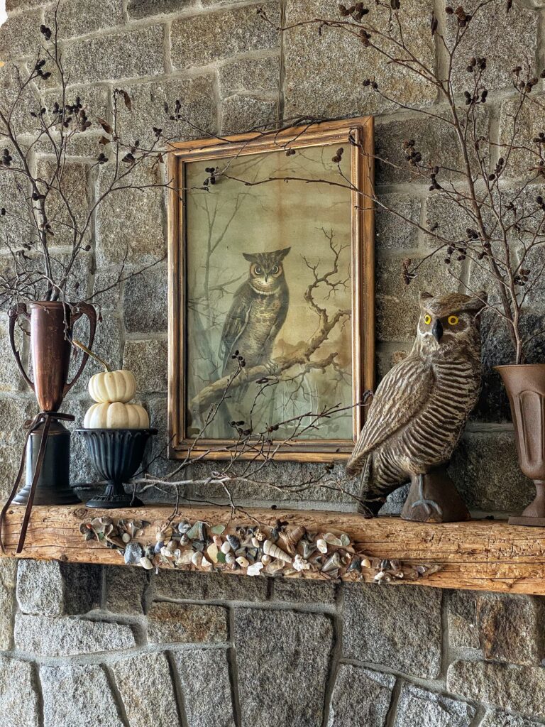 Easy Natural Mantel Decor To Enjoy All Fall!