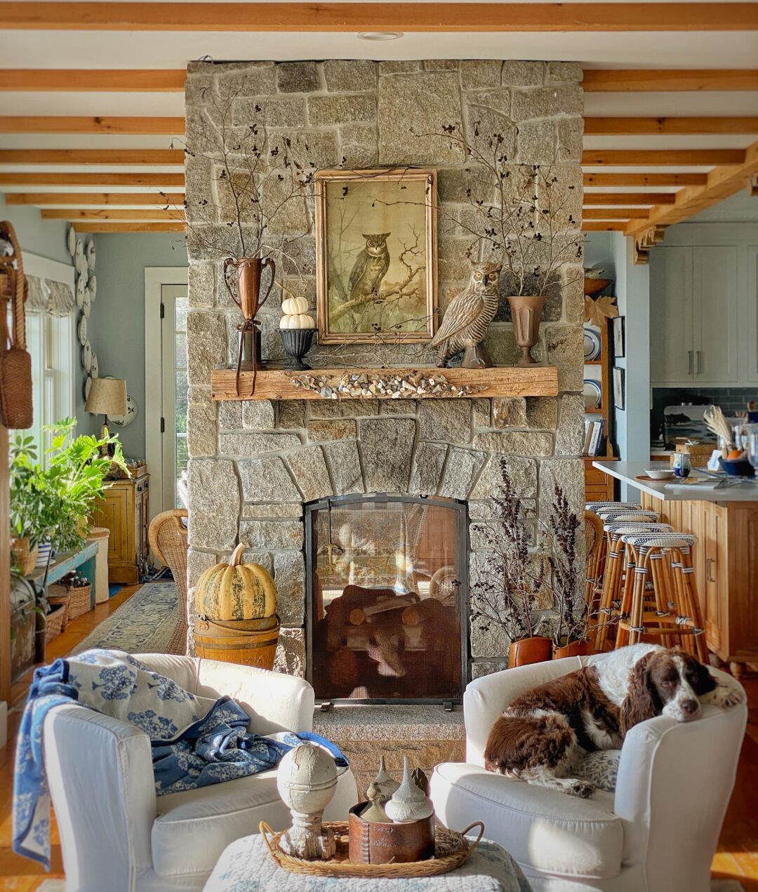 Easy Natural Mantel Decor To Enjoy All Fall! Molly in Maine