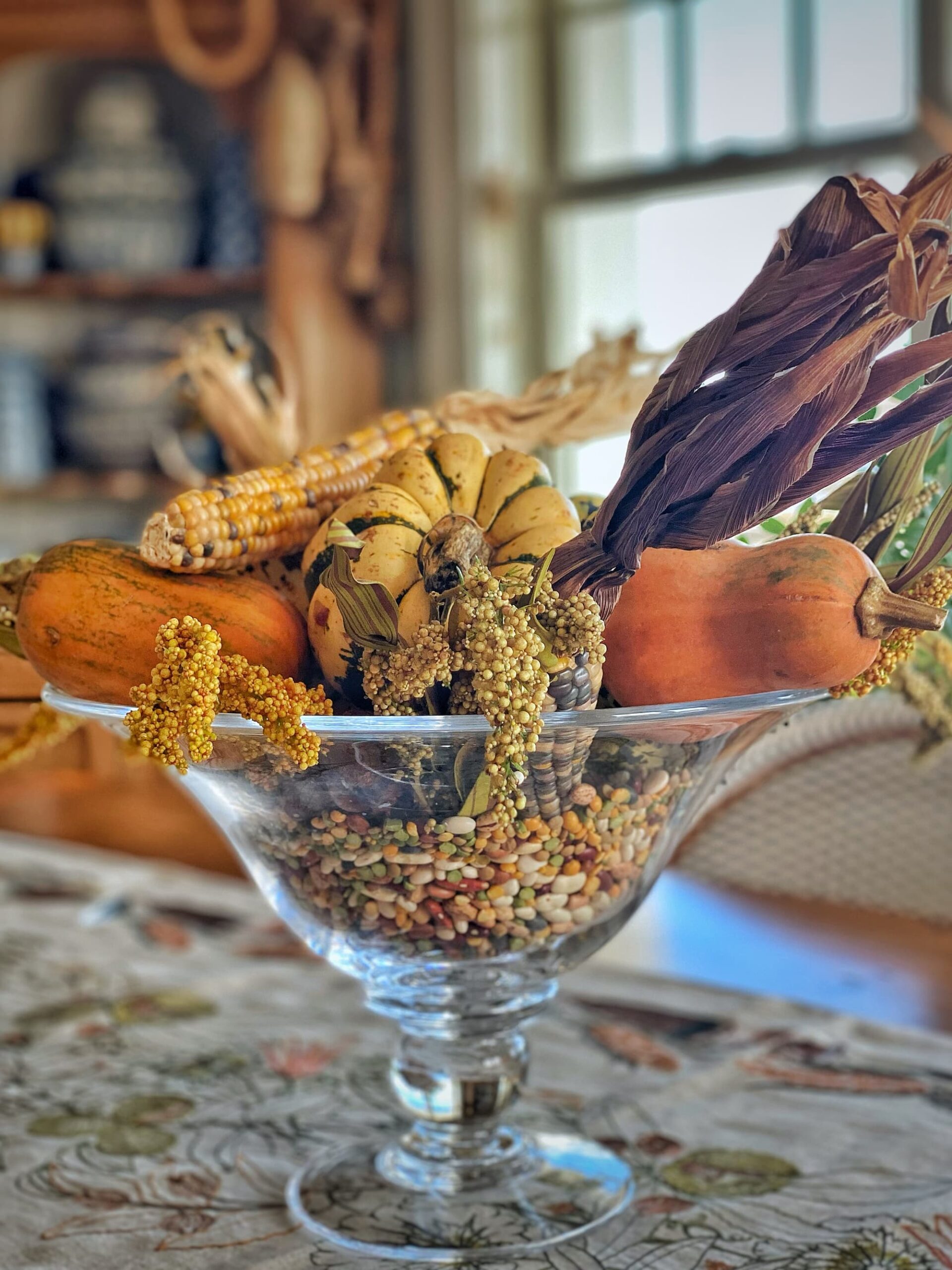 Abundant Harvest Thanksgiving Table Setting Molly In Maine 6746