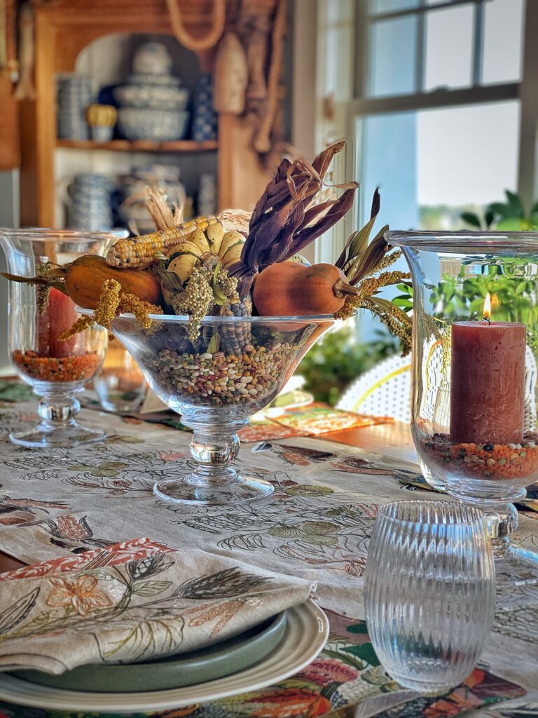 Abundant Harvest Thanksgiving Table Setting