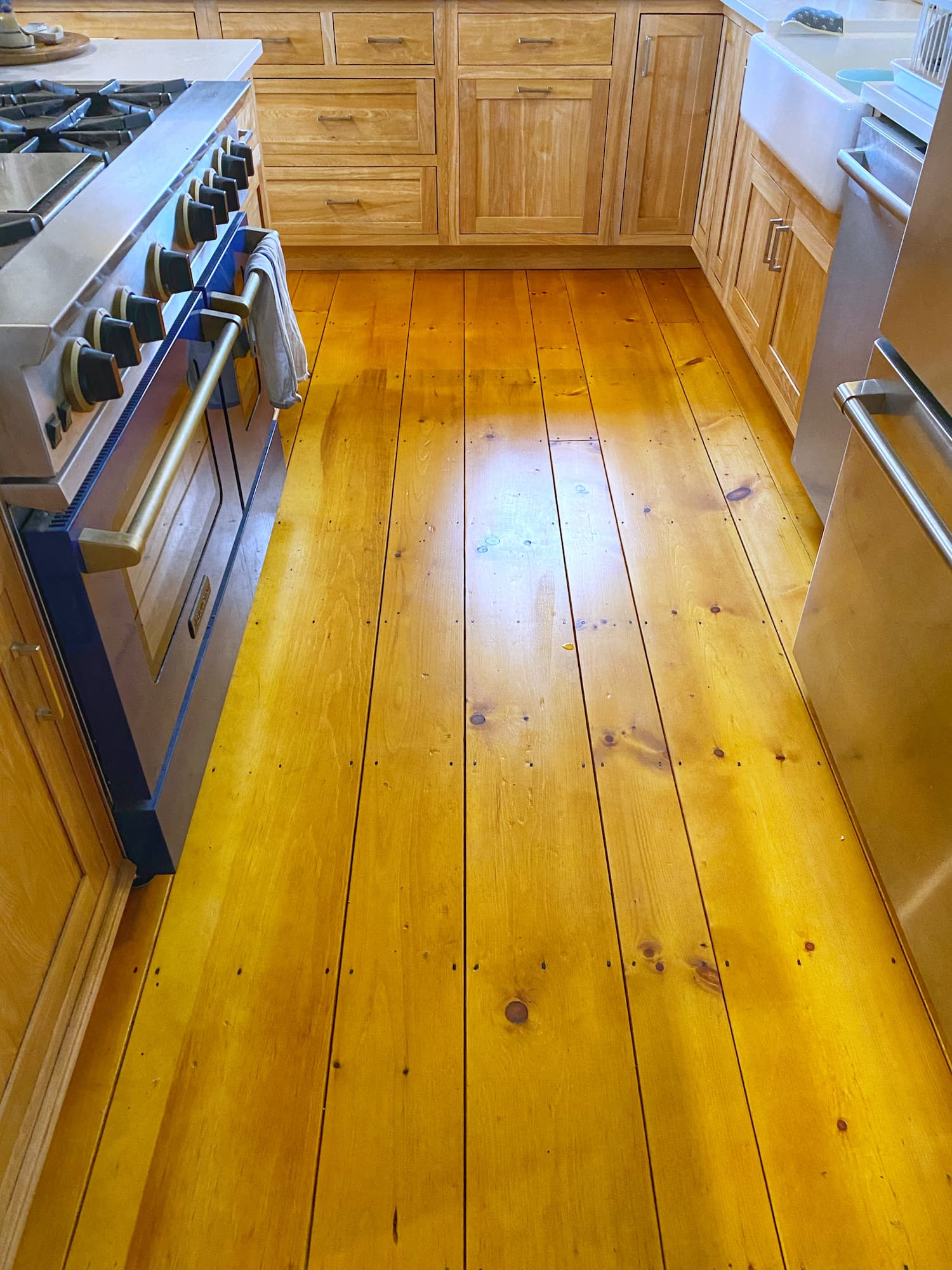 A PaintedFloorInspired Coastal Cottage Kitchen Refresh Molly in Maine