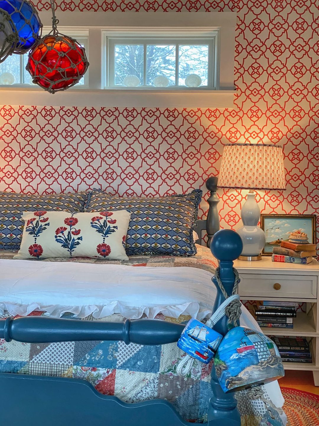 A Spring Bed Nook Refresh Inspires Sweet Dreams For Guests - Molly in Maine