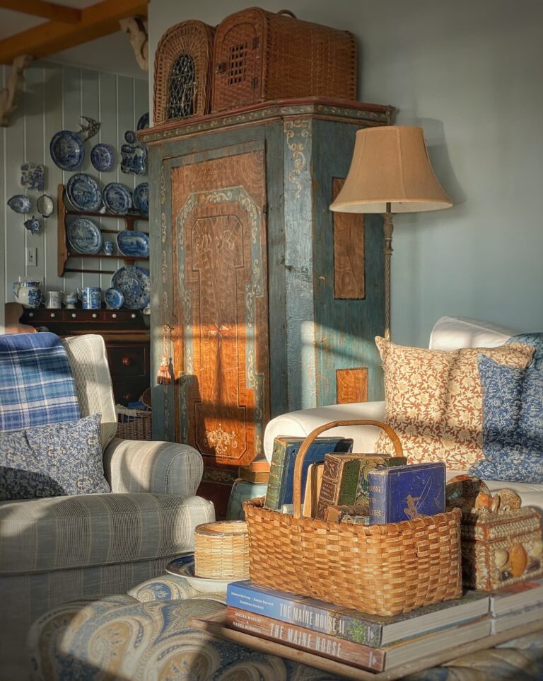 Books in a Basket Add Color, Texture, & Personality To Your Home