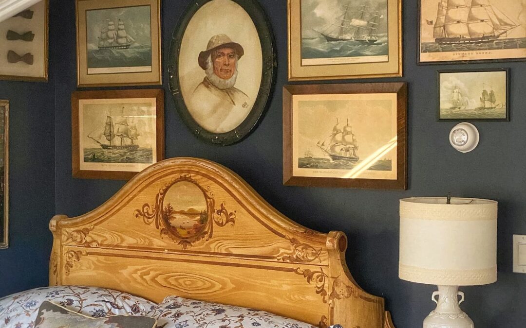 A Bedroom Fit For A Captain, Filled With Vintage Nautical Charm