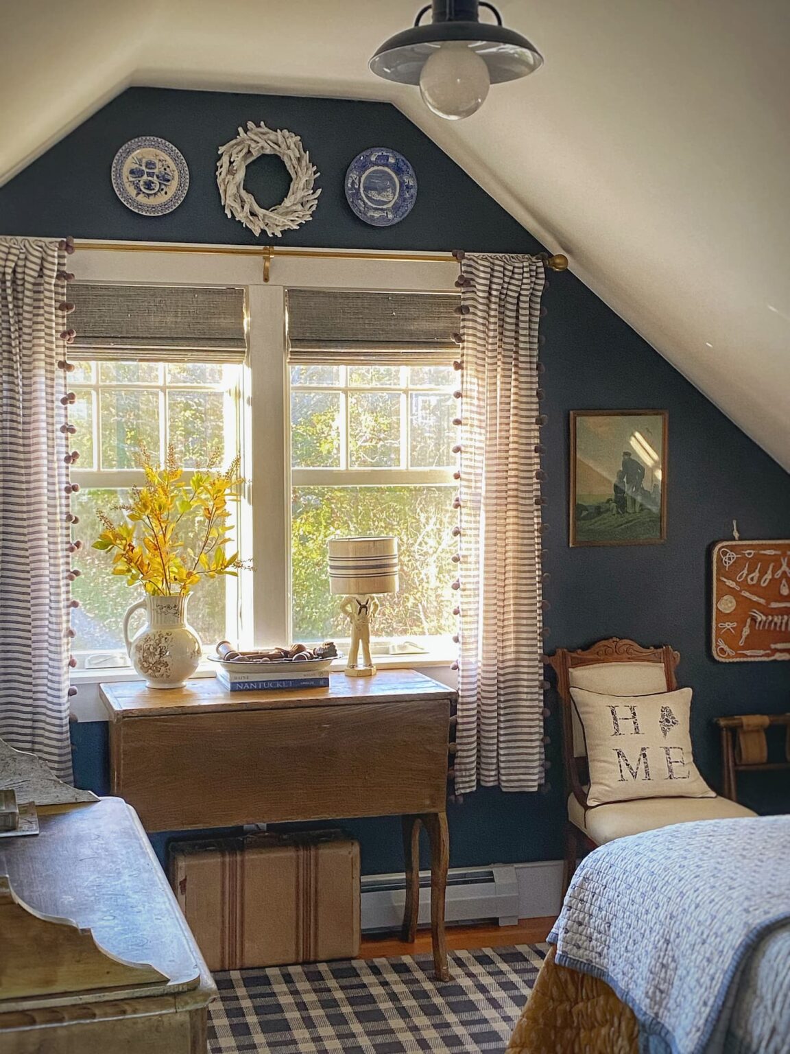 A Bedroom Fit For A Captain, Filled With Vintage Nautical Charm Molly