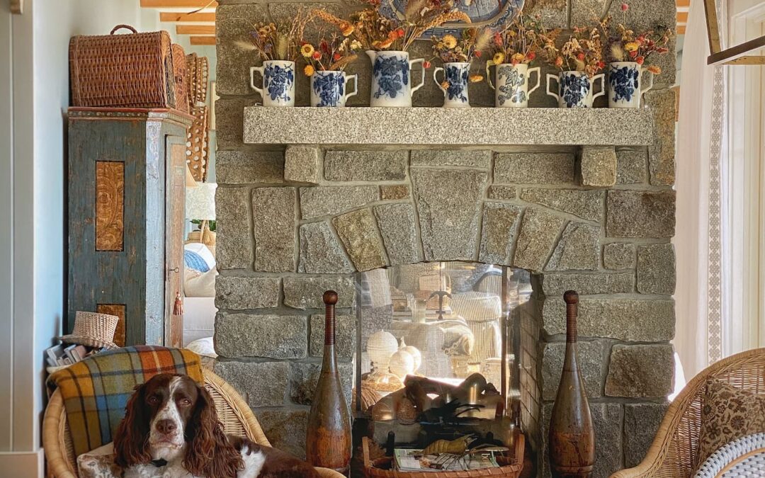 Welcoming October With Nature-Inspired Fall Fireplace Decor