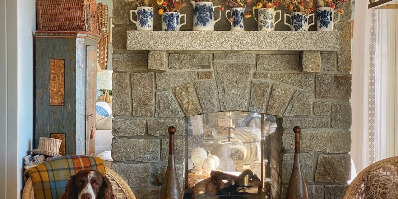 Welcoming October With Nature-Inspired Fall Fireplace Decor