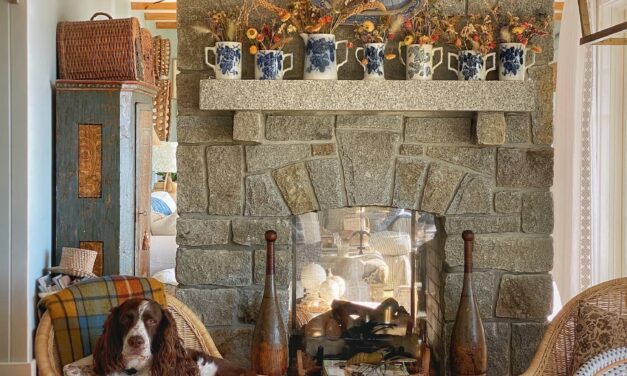 Welcoming October With Nature-Inspired Fall Fireplace Decor