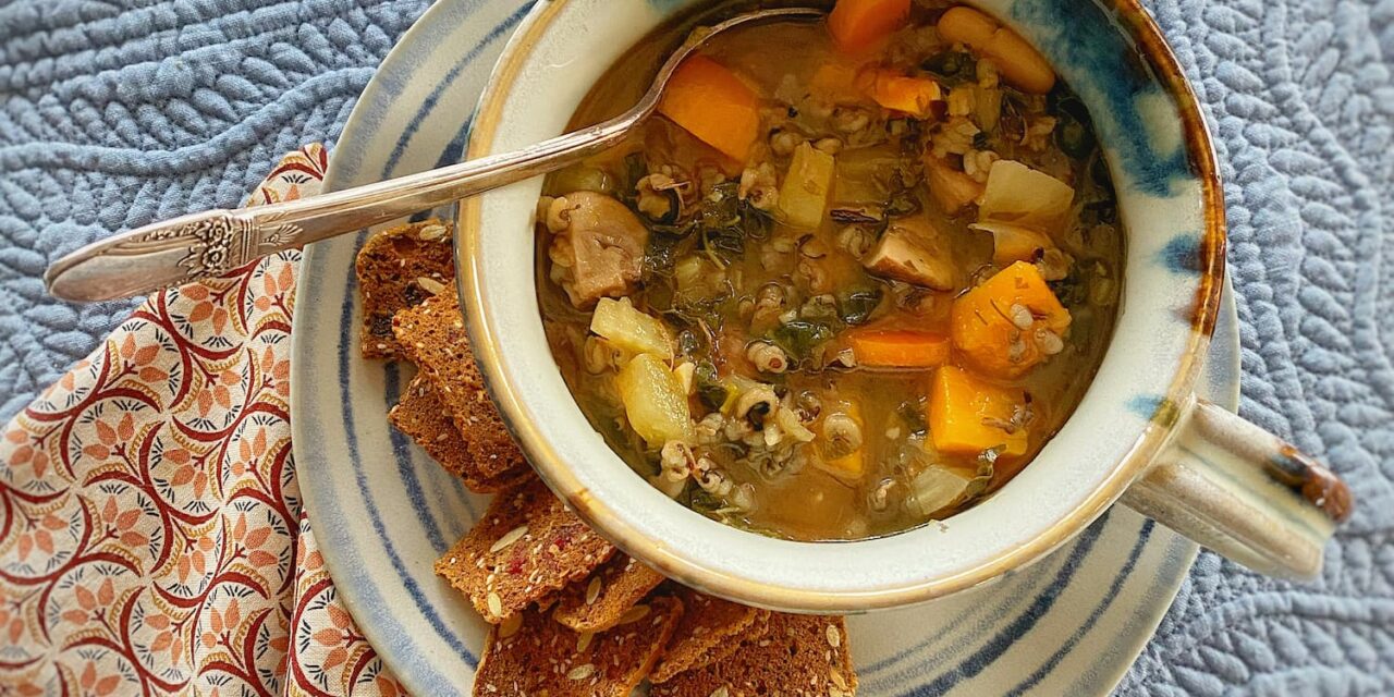 Getting Cozy With a Harvest Soup Chock Full Of Fall’s Bounty