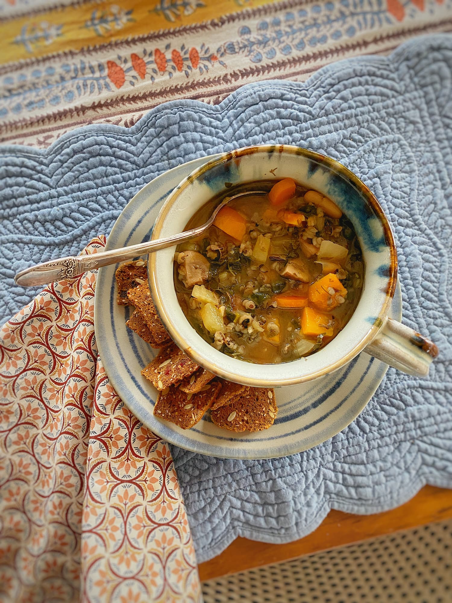 Getting Cozy With a Harvest Soup Chock Full Of Fall’s Bounty