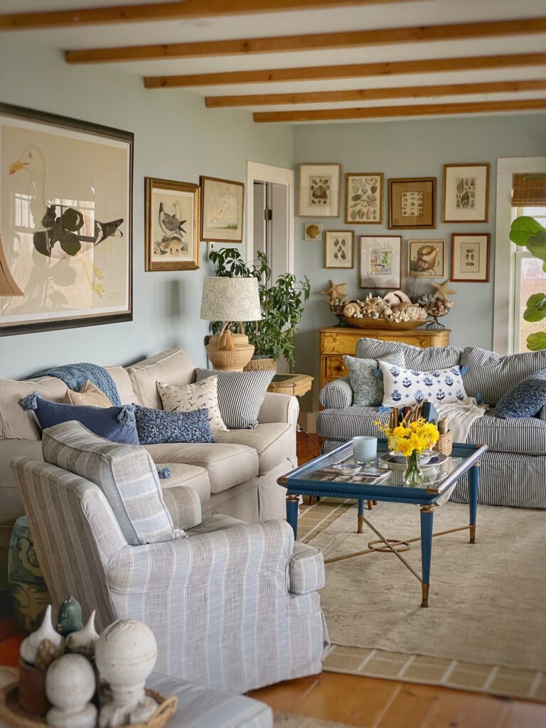May on the Maine Coast | Blue Stripes, Bright Blooms, and Buoys