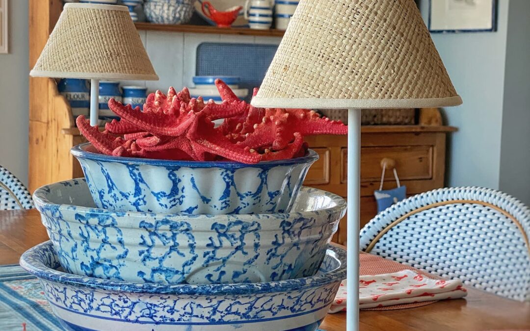 Coastal Style & Patriotic Touches Welcome July from Porch to Table