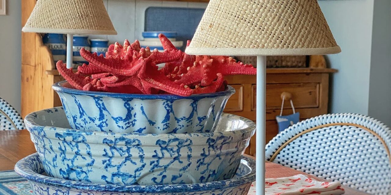 Coastal Style & Patriotic Touches Welcome July from Porch to Table