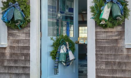 Coastal Christmas Charm | Welcoming Guests With Buoy Wreaths & a Maine-Themed Tree